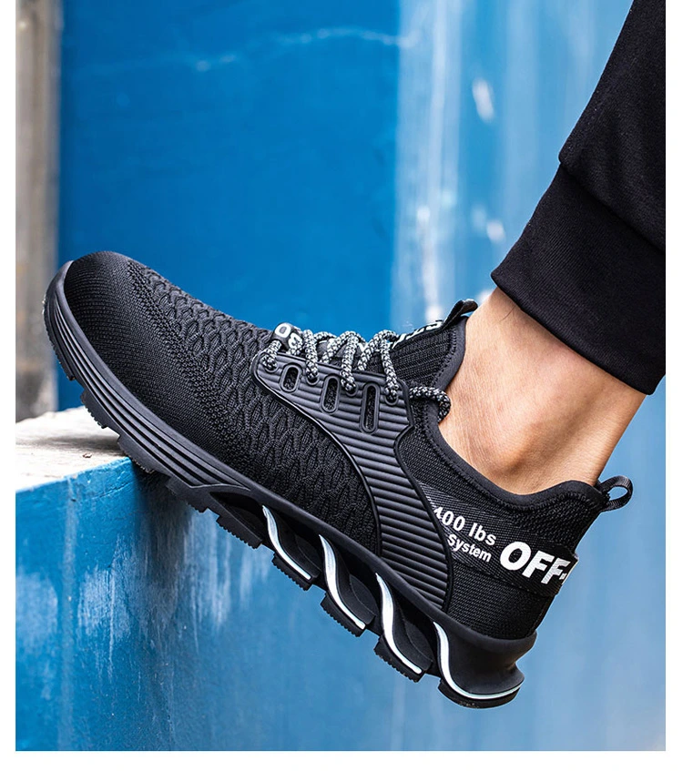 New Work Safety Shoes Man Women Anti-smash Anti-puncture Insulated Shoes Steel Toe Cap Work Shoes Sneakers Lightweight