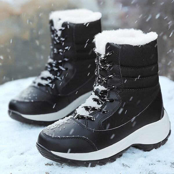 Snow Boots Plush Warm Ankle Boots For Women Winter Shoes Waterproof Boots Women Female Winter Shoes Booties Botas Mujer - Image 2