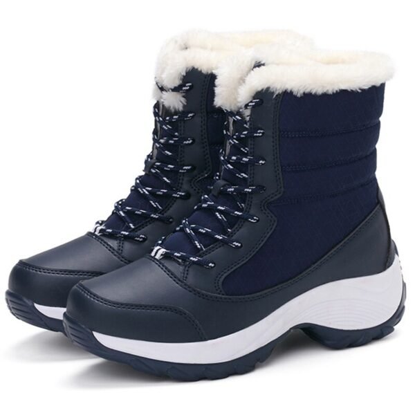 Snow Boots Plush Warm Ankle Boots For Women Winter Shoes Waterproof Boots Women Female Winter Shoes Booties Botas Mujer - Image 4