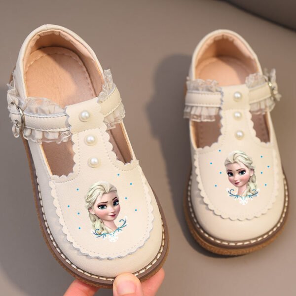 Disney Girls' Leather Shoes Lolita Princess Shoes Soft Sole Shoes Spring Children's Leather Spring Autumn Little Girl Shoes - Image 2