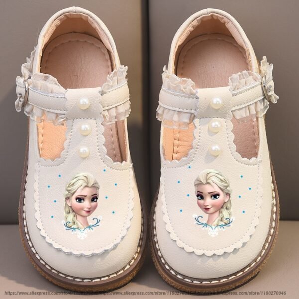 Disney Girls' Leather Shoes Lolita Princess Shoes Soft Sole Shoes Spring Children's Leather Spring Autumn Little Girl Shoes