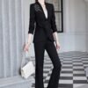 black-pant-suit