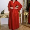 red-abaya-dress