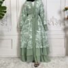 green-open-abaya