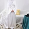 white-abaya