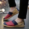 Men Causal Shoes Breathable Wide Slip On Canvas Sneakers Male Linen Shoes Summer Fashion Espadrilles Men Trend Shoes New Loafers