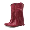 red-western-boots