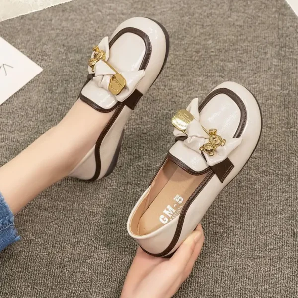 Shoes for Woman  Round Toe Women's Summer Footwear Kawaii Moccasins Flats Cute Flat Green Stylish Chic and Elegant Shoe