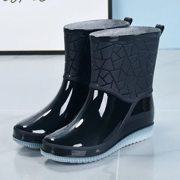 Botas Mujer Women's Boots Outdoor Women Rain Boots New Four Seasons Non-slip Wear-resistant Ladies Waterproof Shoes - Image 6