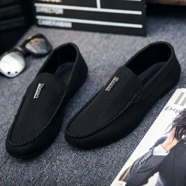 Men's Fashion Shoes New Men's Shoes Summer Business Men's Shoes Men's Casual Shoes Low Top Slip-On Shoes Trendy Shoes - Image 3