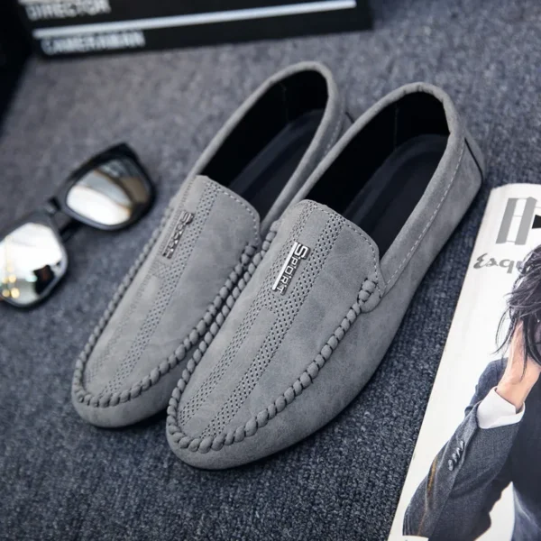 Men's Fashion Shoes New Men's Shoes Summer Business Men's Shoes Men's Casual Shoes Low Top Slip-On Shoes Trendy Shoes - Image 4