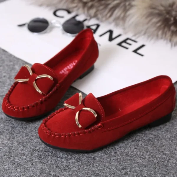 Fashion Casual Lofers Women's Flat Shoes Ladies Elegant Butterfly-Knot Comfortable Shoes Women Soft Classic Office Shoes - Image 5