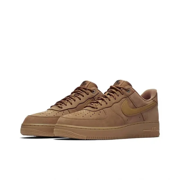 Original Nike Air Force 1 Low '07 LV8 'Wheat/Flax' Men's and Women's Skateboarding Shoes Unisex AF1 Classic Retro CJ9179-200 - Image 3