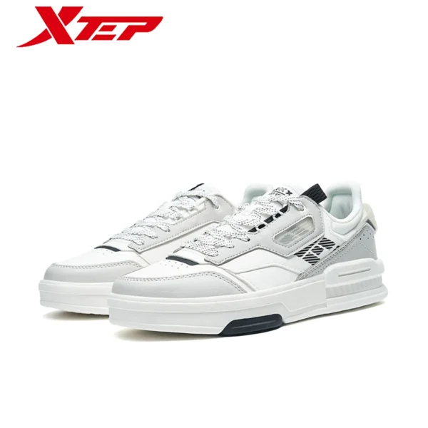 XTEP Men's Board Shoes Casual Shoes Sports Shoes Winter New Fashion Sneakers Comfortable Lightweight Walking Sneakers - Image 2